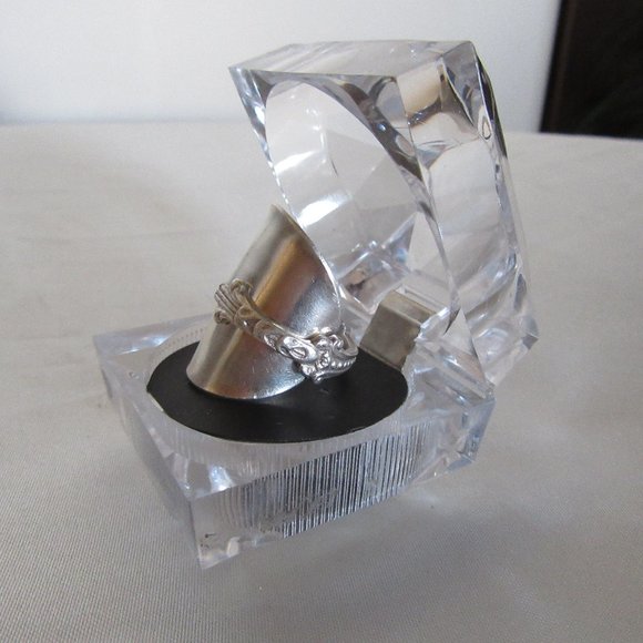 Spoon Ring size 8 Sterling silver - Beautiful * - Picture 9 of 9